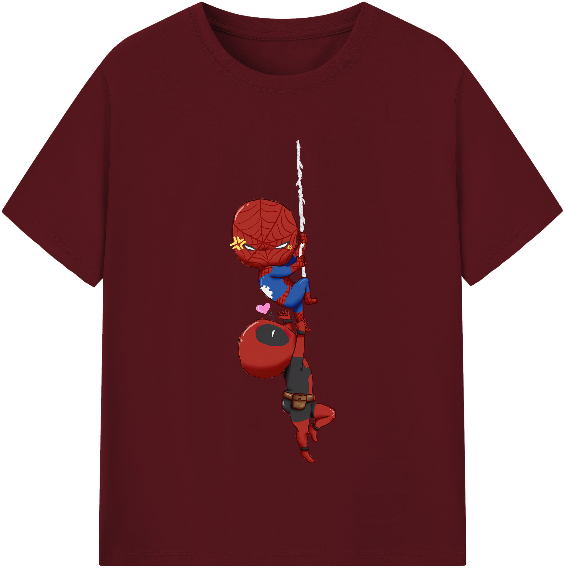 （画像用） Deadpool デッドプール 綿100％半袖Tシャツ（フロントプリント）